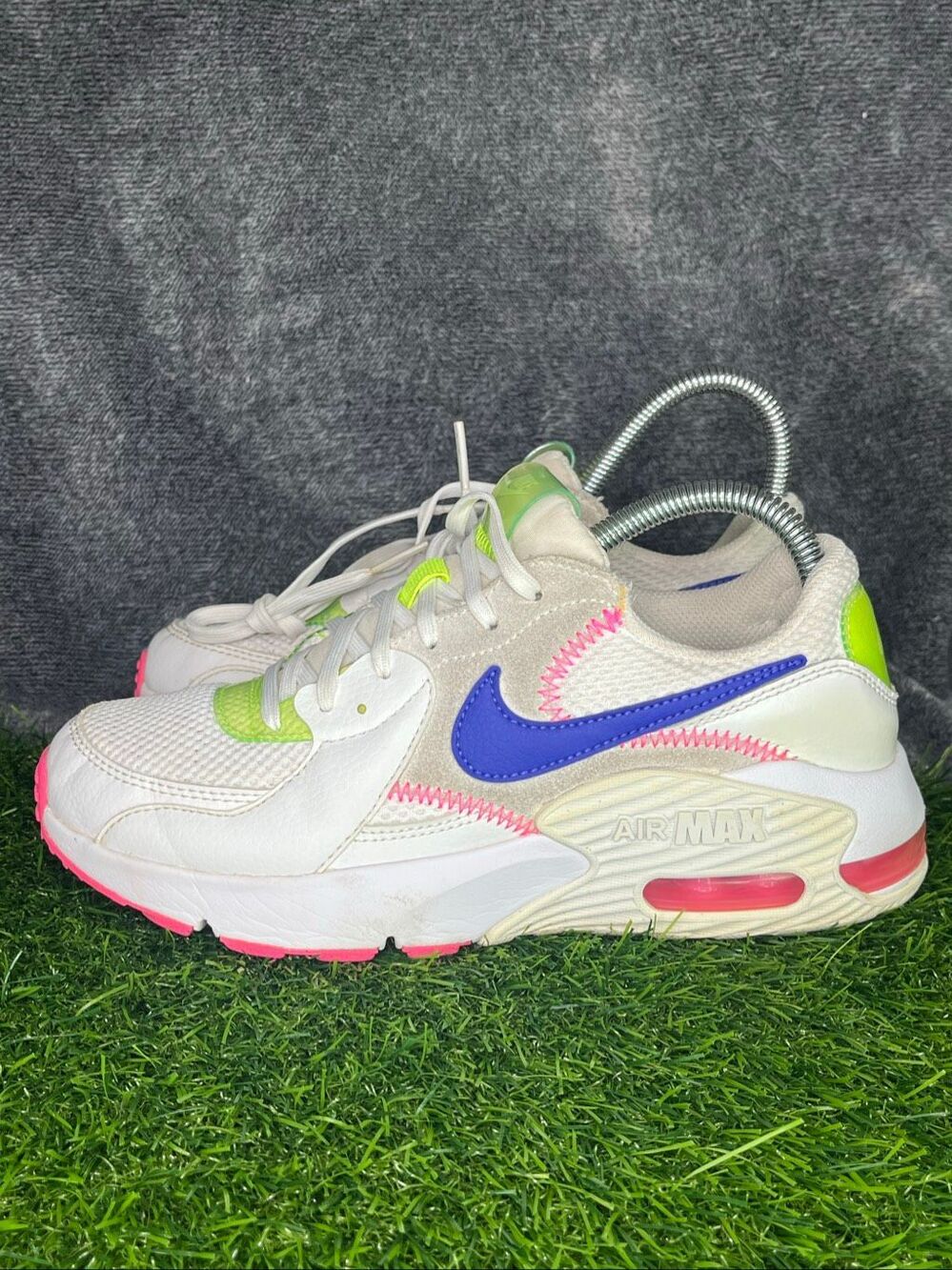 Nike Air Max White Multi-Color Sneakers Women’s US 6